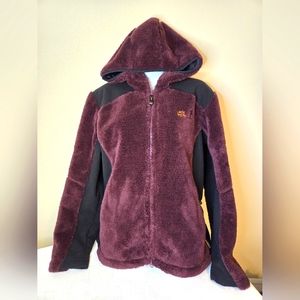 Ladies Jack Wolfskin hooded fleece